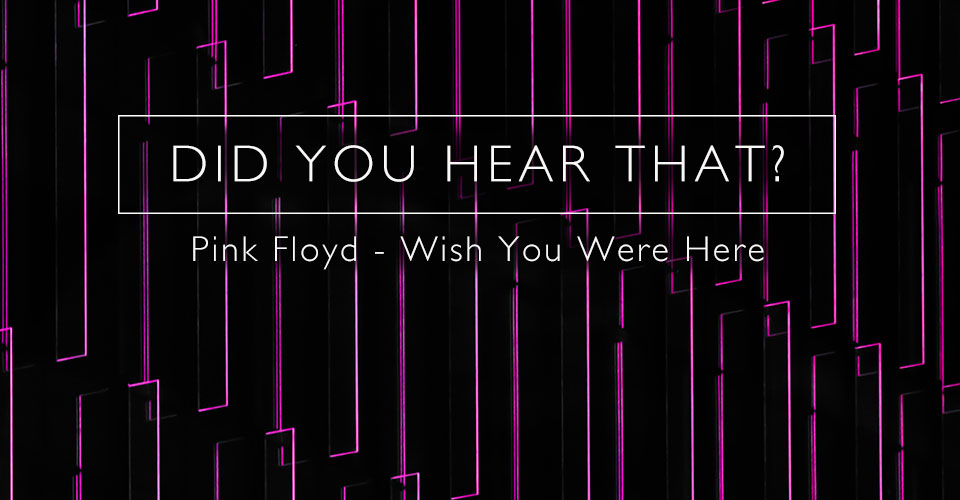 Did You Hear That? Pink Floyd Wish You Were Here